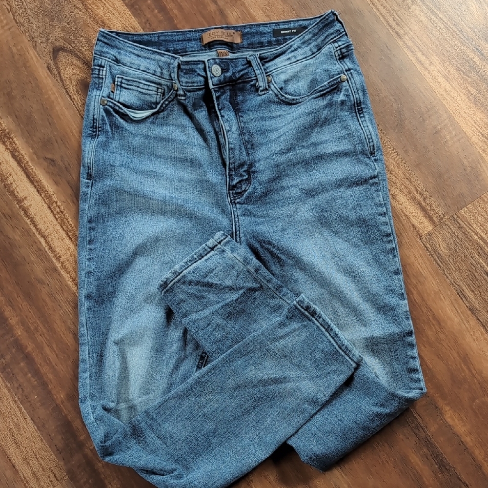 Judy Blue Light Wash High-Rise Skinny Jeans